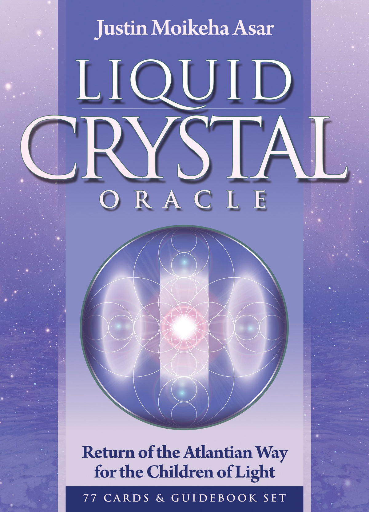 Liquid Crystal Oracle Cards and Book Set - Justin Moikeha Asar