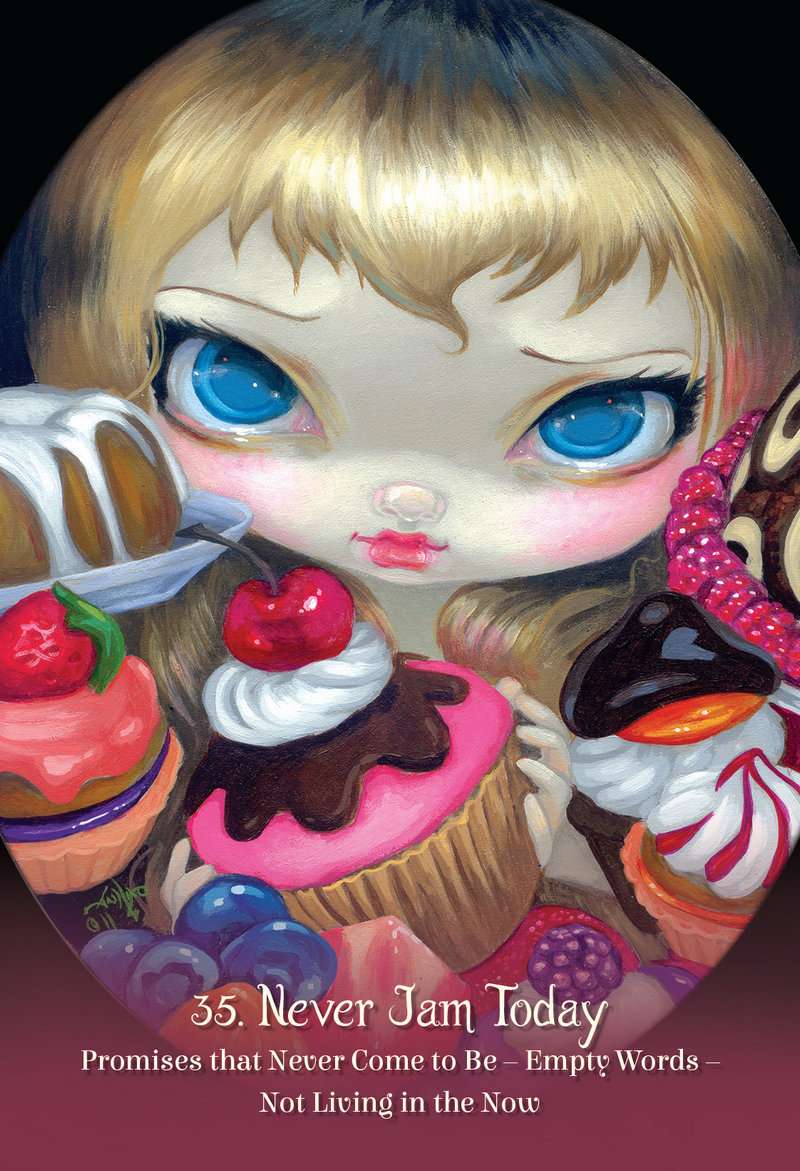 Alice: The Wonderland Oracle Cards - Lucy Cavendish , Jasmine Becket-Griffith