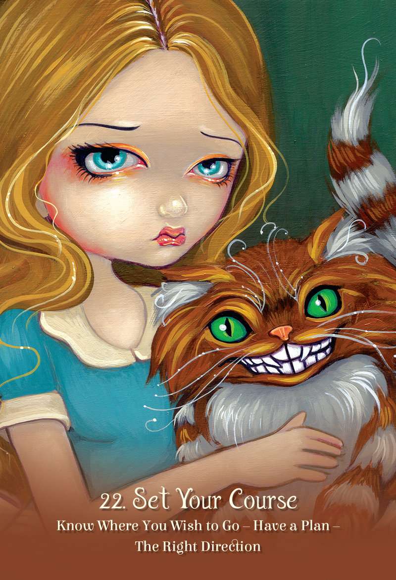 Alice: The Wonderland Oracle Cards - Lucy Cavendish , Jasmine Becket-Griffith