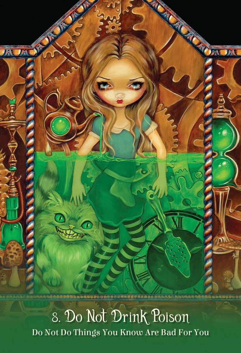 Alice: The Wonderland Oracle Cards - Lucy Cavendish , Jasmine Becket-Griffith
